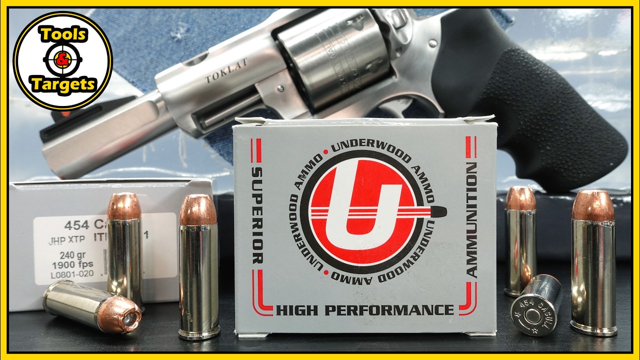 ГРОЗА медведей!... Тест баллистического геля: патроны .454 Casull от Underwood весом 240 и 300 гран!