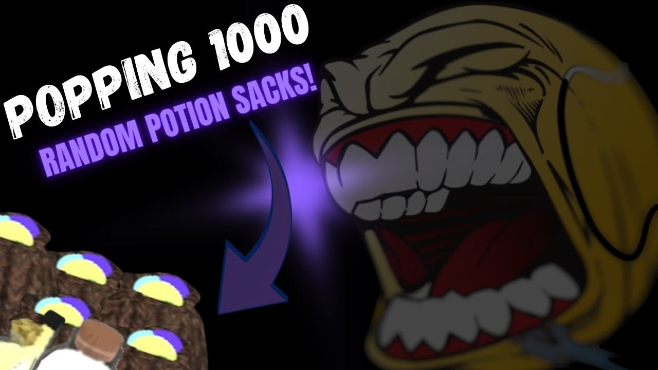 Popping 1000 random potion socks in SOLS RNG!!