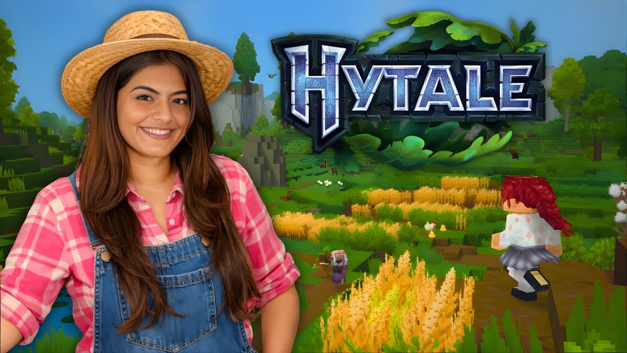 Trying this new minecraft like game! Hytale #PinkcessPlays