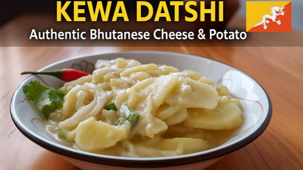 Kewa Datshi 🍲 Bhutanese Potato & Cheese Curry | Easy Traditional Recipe