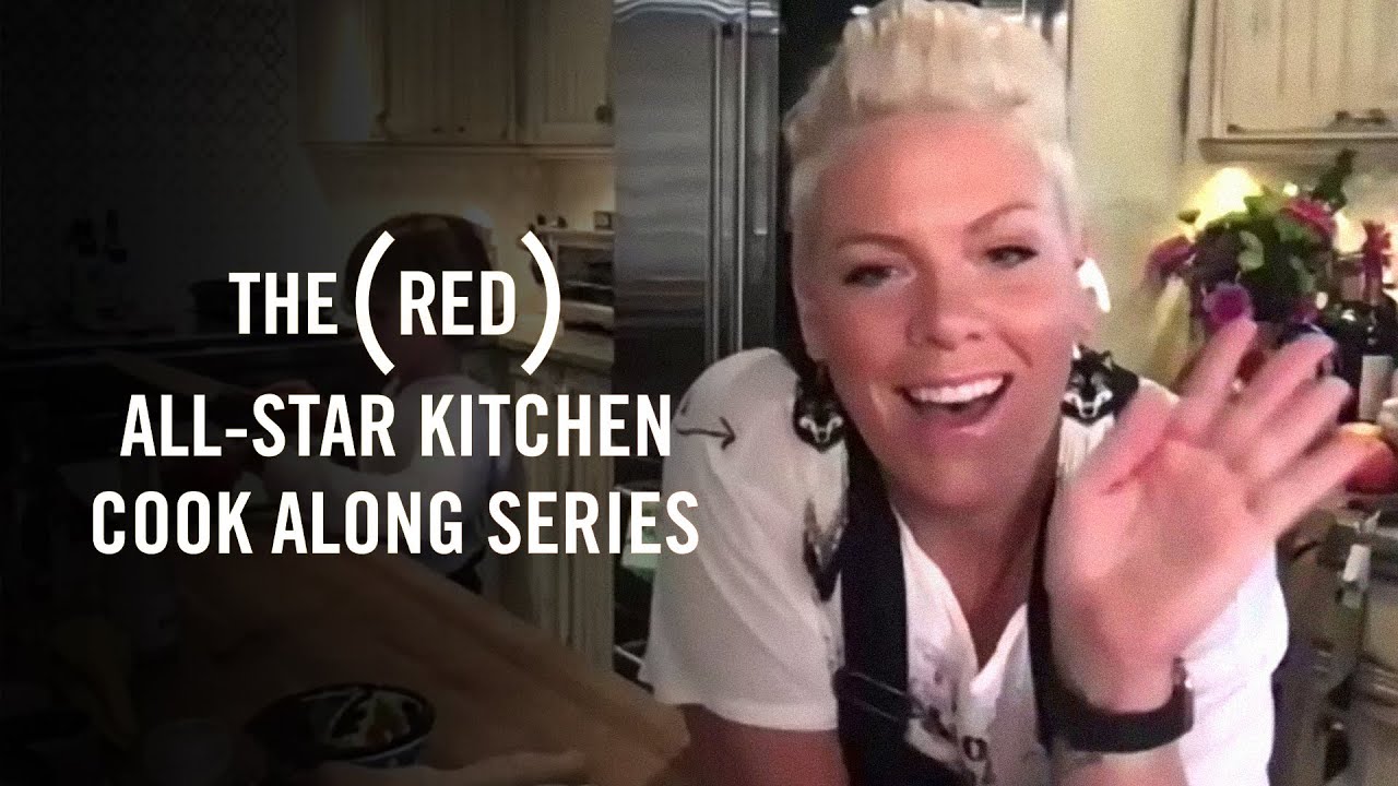 P!nk camera pinned - (RED) All-Star Kitchen [21 June 2021]