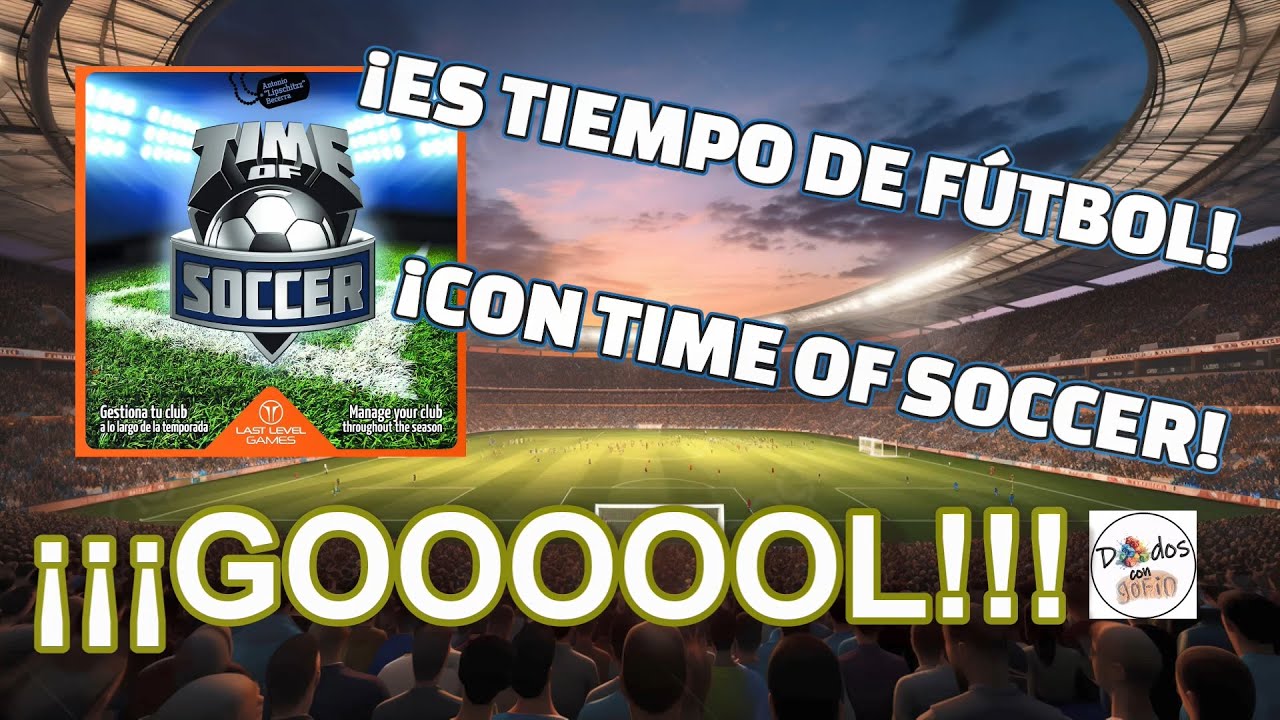 TIME OF SOCCER - El juego de ⚽FÚTBOL⚽ de mesa ¡GOLEA a tus amigos sin compasión y llévate el título!