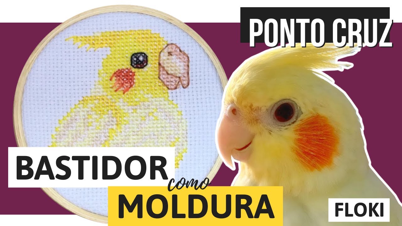 Acabamento no bastidor para usar como moldura | #pontocruzevoce | Ponto Cruz