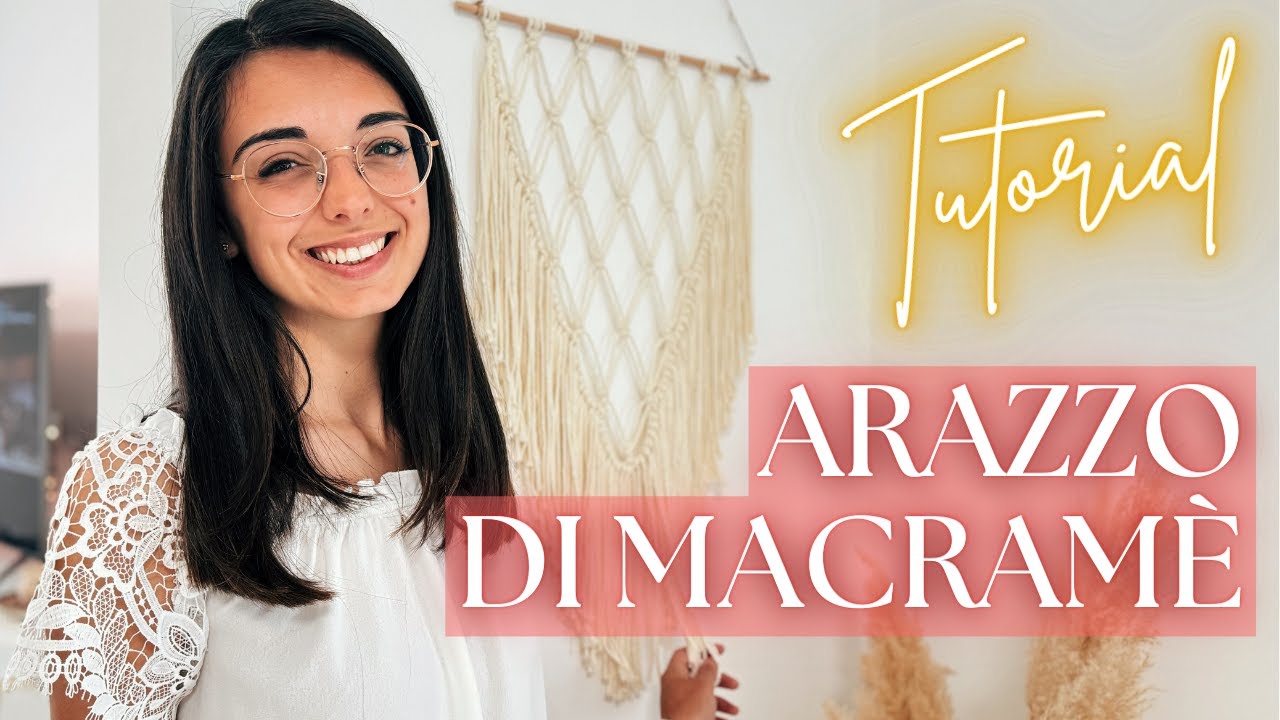 Tutorial Arazzo di Macramè (semplice e veloce)✨