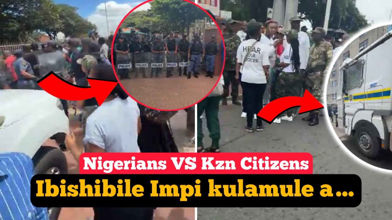 Impi YamaZulu nama Nigeria kulamule amaphoyisa ibambene ngezihluthu||ABAHAMBE