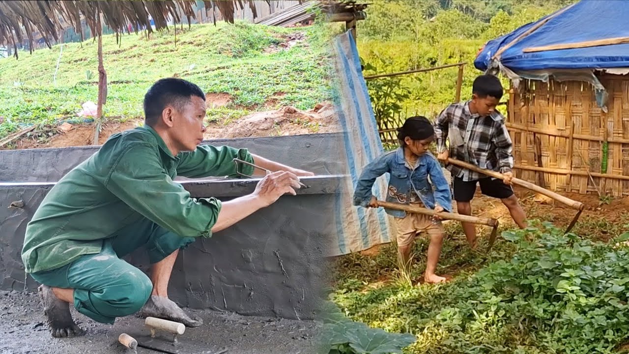 Although he was young, the orphan boy and Na helped Ca weed around the house while he went to work.