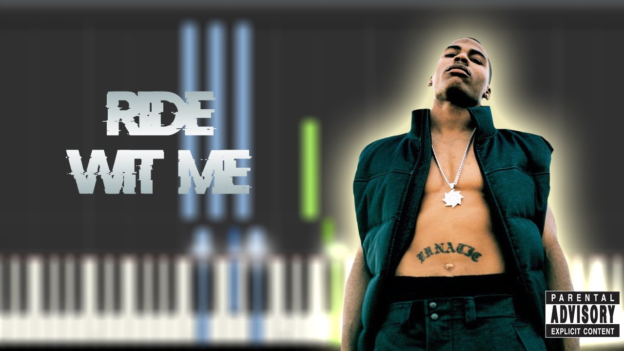 Nelly - Ride Wit Me ft. St. Lunatics | Instrumental Piano Tutorial / Partitura / Karaoke / MIDI