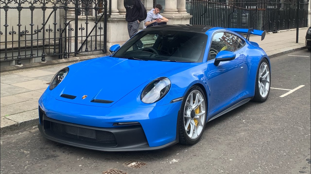 3 NEW Porsche 992 GT3 driving in London