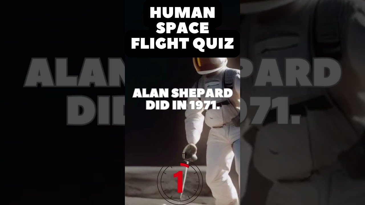 astronaut playing golf on the moon!? #spacefacts #astroquiz