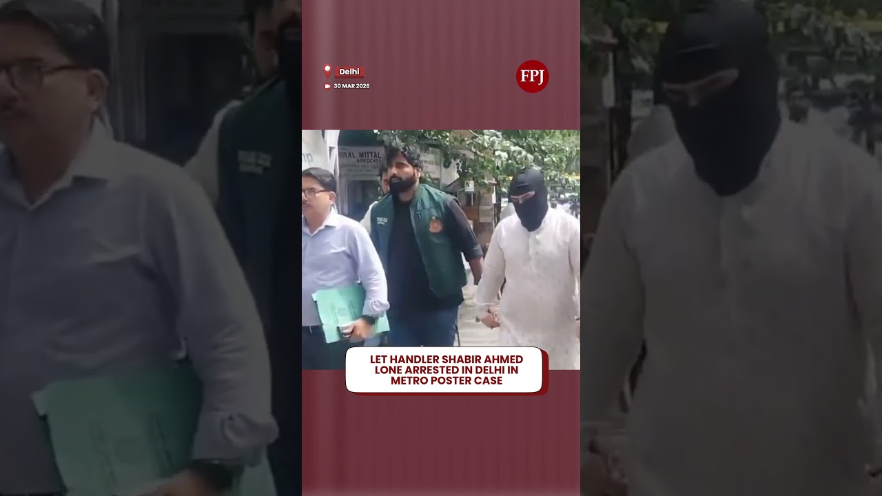 LeT Handler Shabir Ahmed Lone Arrested in Delhi in Metro Poster Case