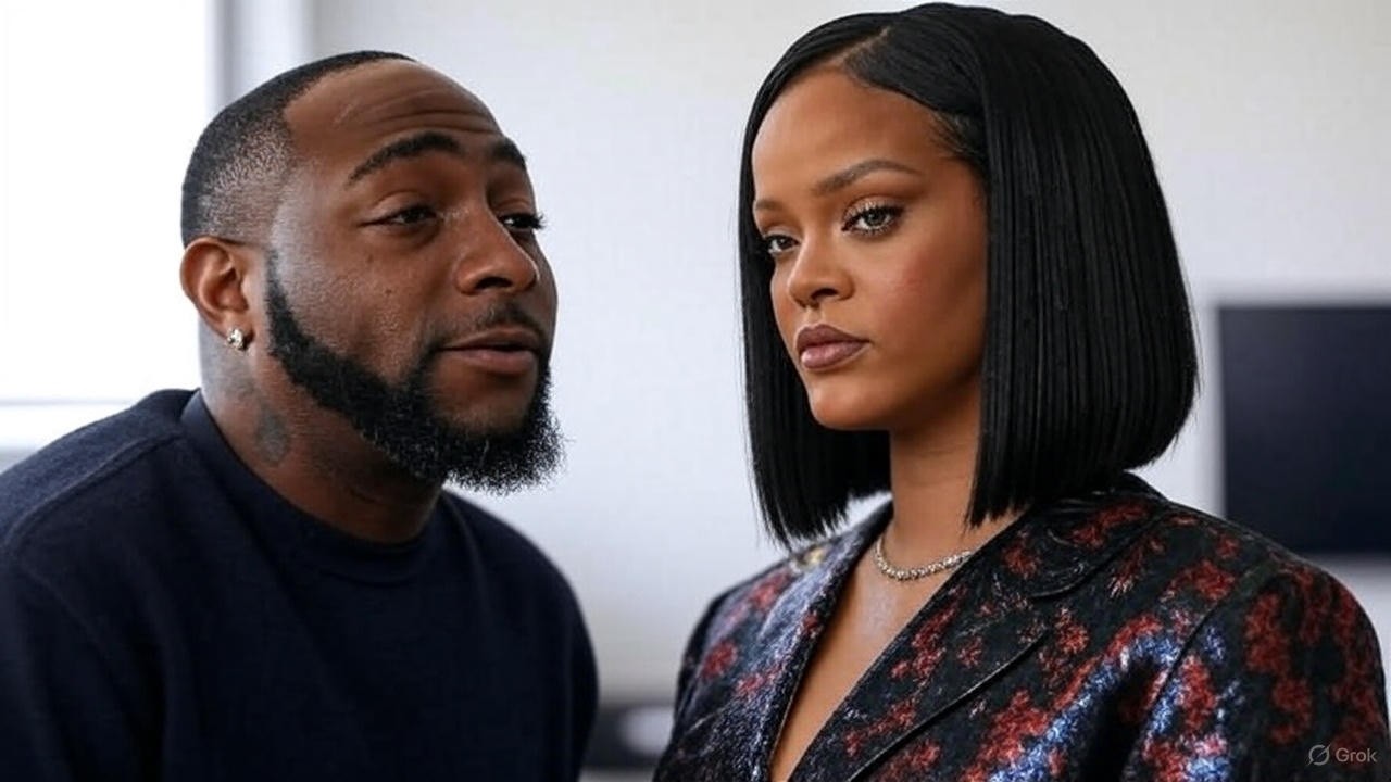 Rihanna & Davido - Love Is Wicked (2025 Music AI Video)