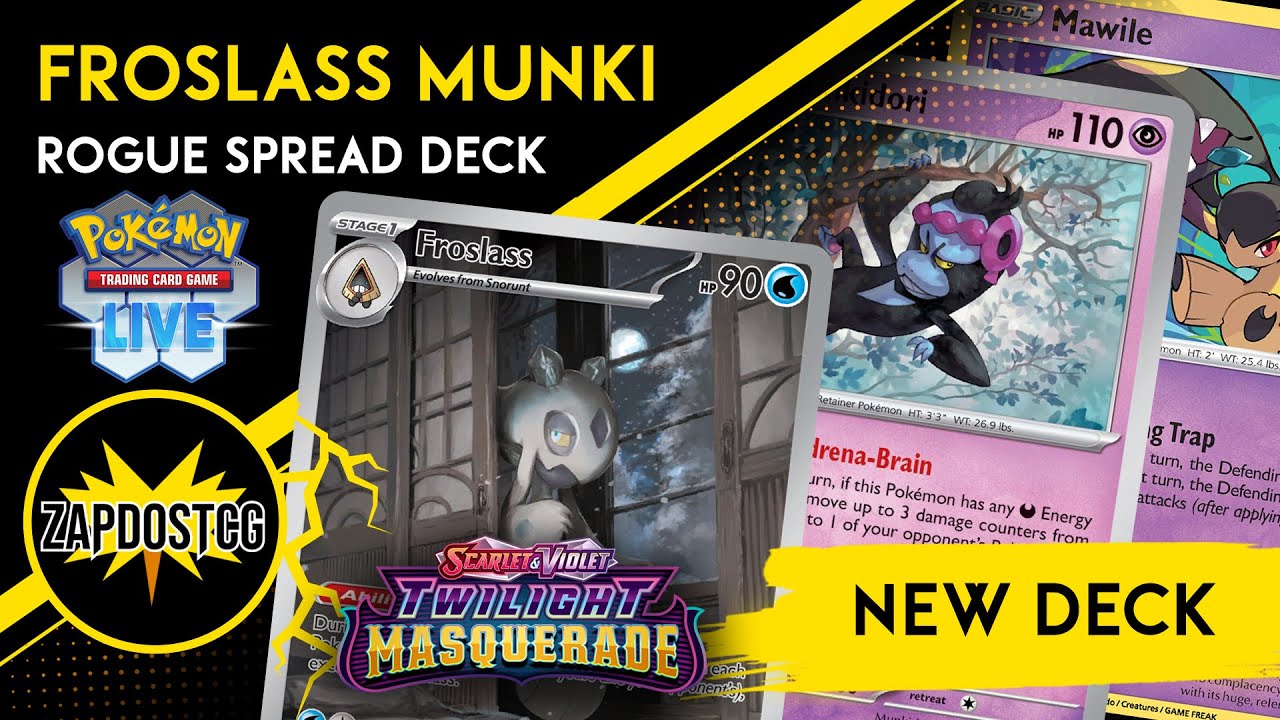 Froslass Munkidori Spread Stall Deck From Twilight Masquerade (Pokemon TCG)