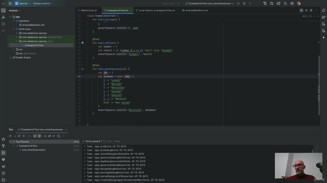 Unit Test e Test-Driven Development in Android Studio: basi pratiche con Kotlin