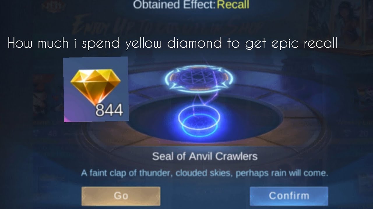How To Get (Limited Epic Recall) Using Promo Diamond 💎