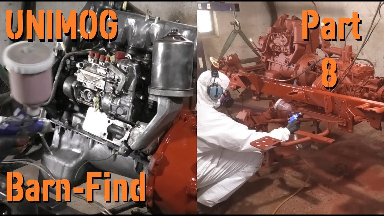 Unimog Barn Find. Part 8 - Getting some color on it!