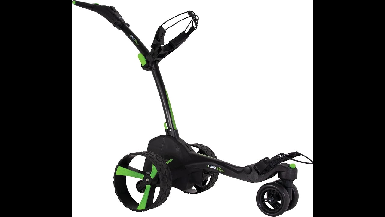 MGI Zip X5 Electric Golf Cart   36 Hole Lithium Battery   Accessories Included Rear Wheel Covers, Mu