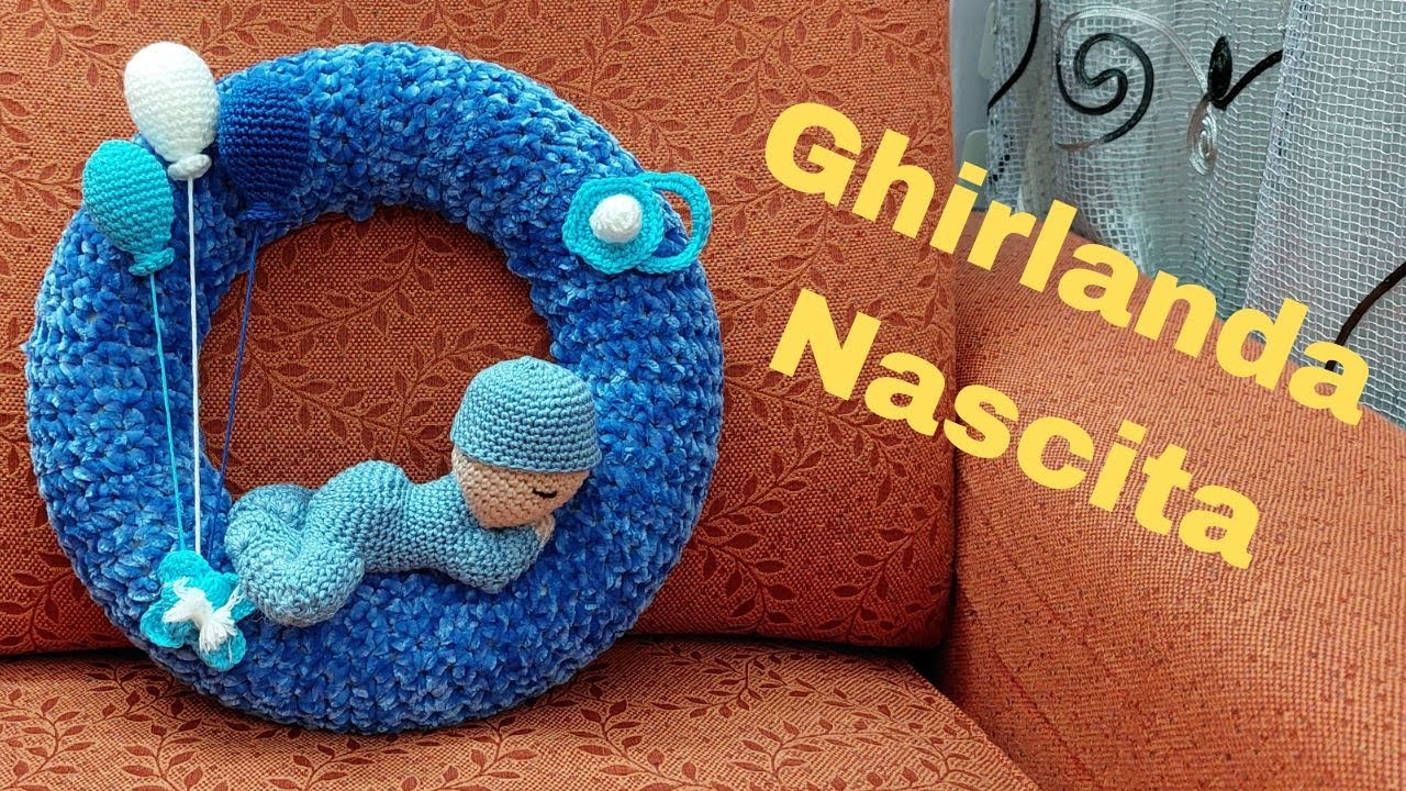 TUTORIAL GHIRLANDA NASCITA AMIGURUMI UNCINETTO
