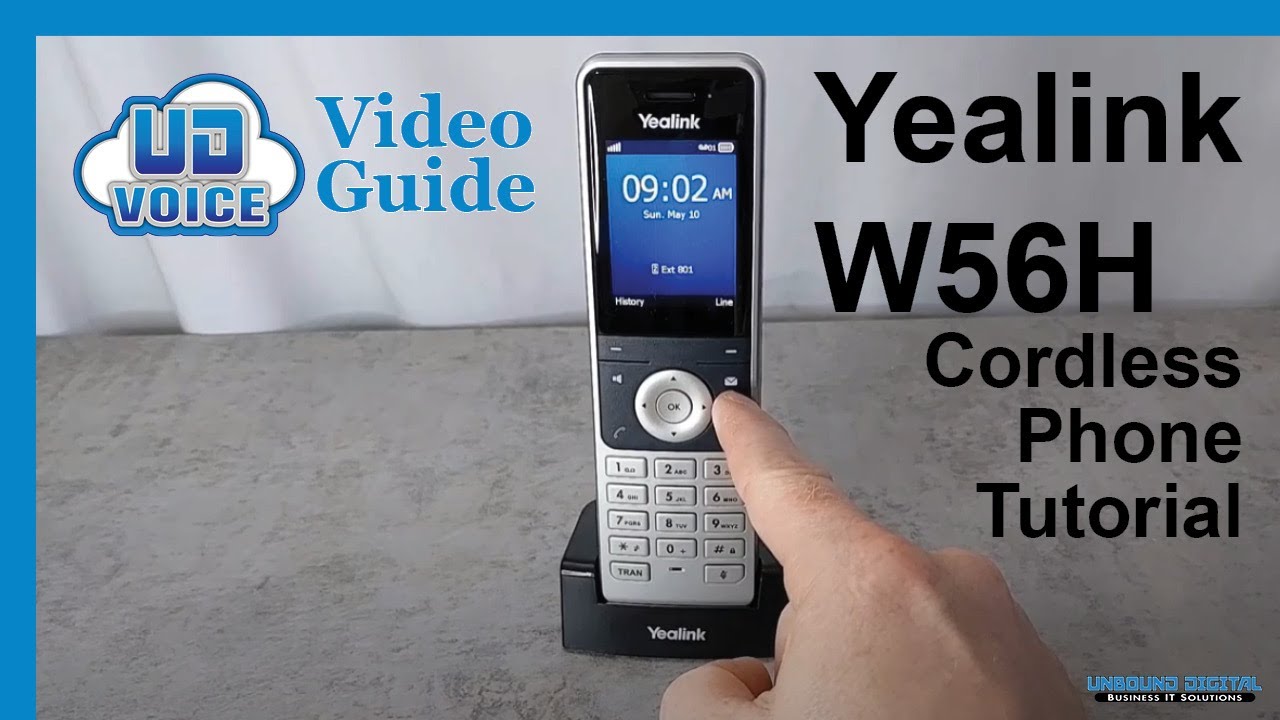 Yealink W56H Cordless Tutorial ｜ UD Voice Video Guide