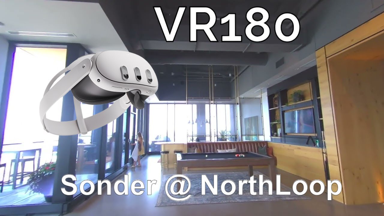 VR180 #Minneapolis Beautiful Views from Sonder on North Loop Green