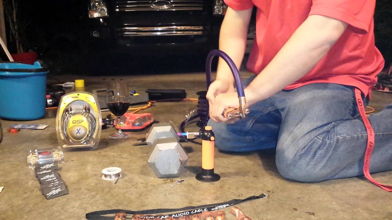 How to solder car audio wire to terminals
