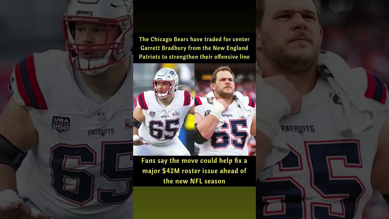 The Chicago Bears have made a key roster move by trading for center Garrett Bradbury from the New