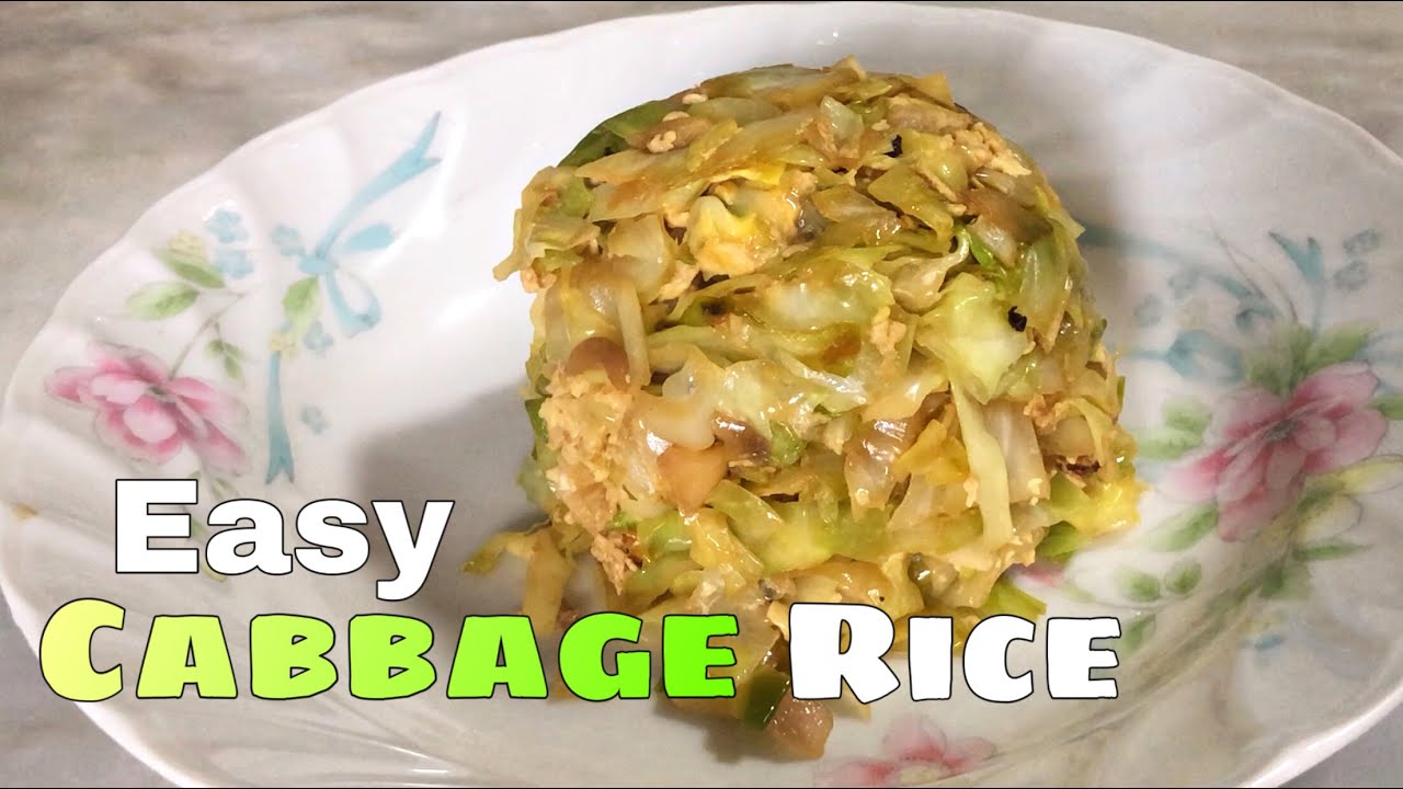 Easy Cabbage Rice | Healthy Low Carb Rice Substitute | No More Kanin 😃