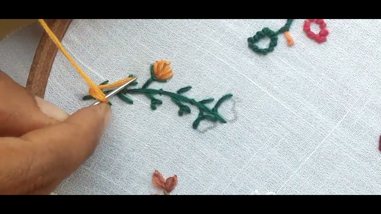 Beginner love this embroidery❤ You should watch this 🤩