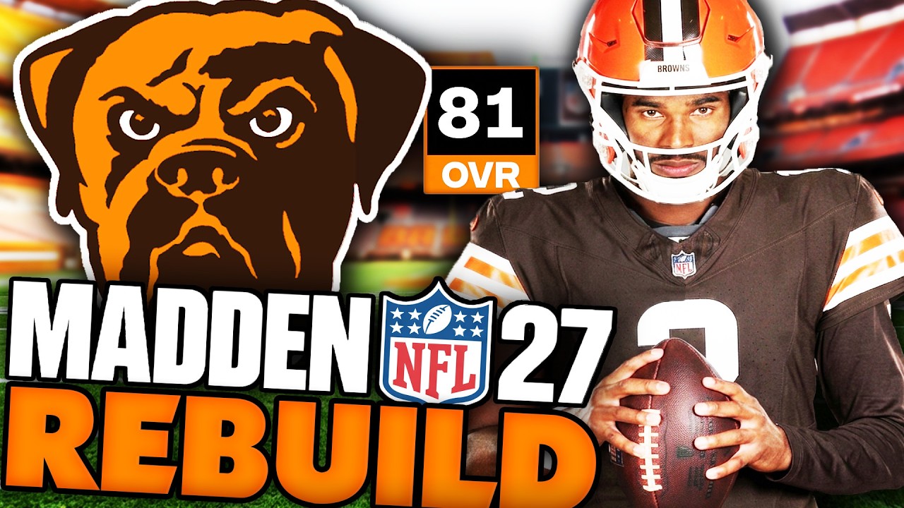 Я задрафтил эдж-рашера поколения! Перестройка Cleveland Browns в режиме франшизы Madden 27