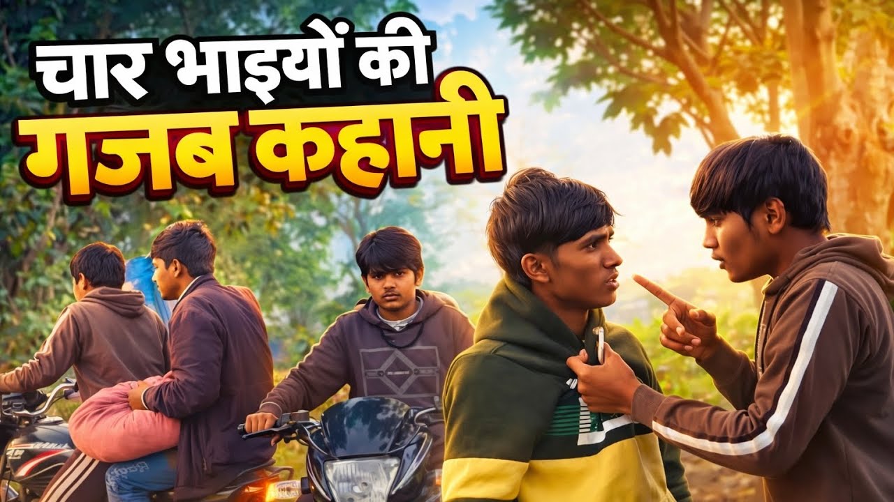 चार भाइयों की गजब कहानी 😂@srdkstudio #viral #comedy #funny #trending @Shivamerajput @thebestrupesh01