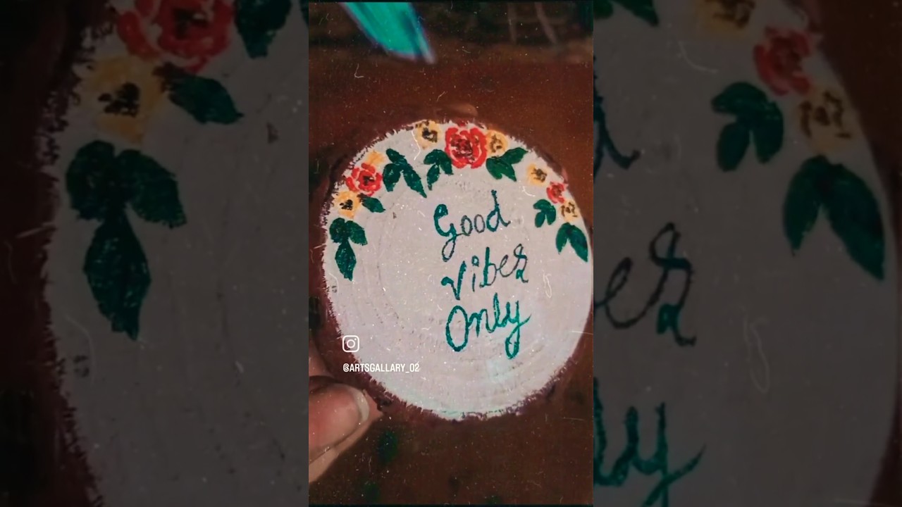 Coaster painting😍 #coasterpainting #artist #painting #artistpainting #artwork #acrylicolors