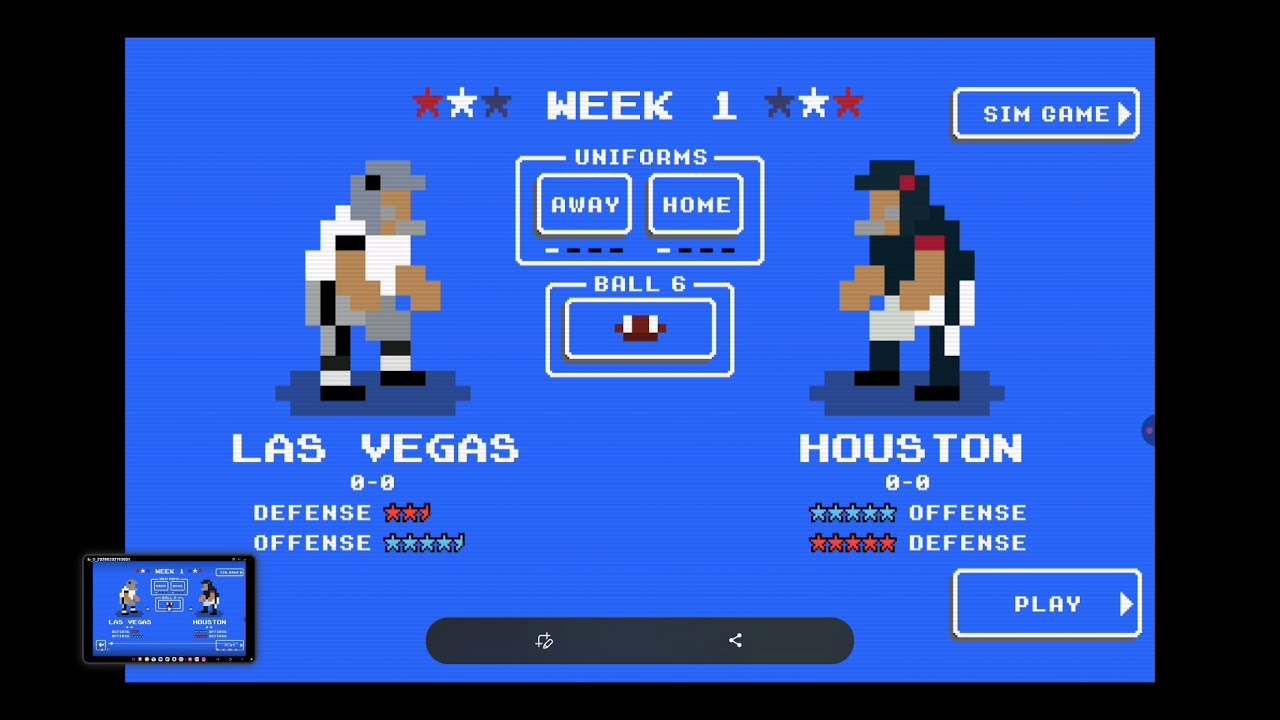 LV vs Houston | No Interceptions, No Fumbles, Still Lost?! | Retro Bowl Extreme