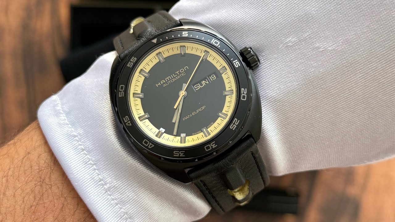 Hamilton Pan Europ Day-Date Review – Bold Retro Looks & 80-Hour Power Reserve!