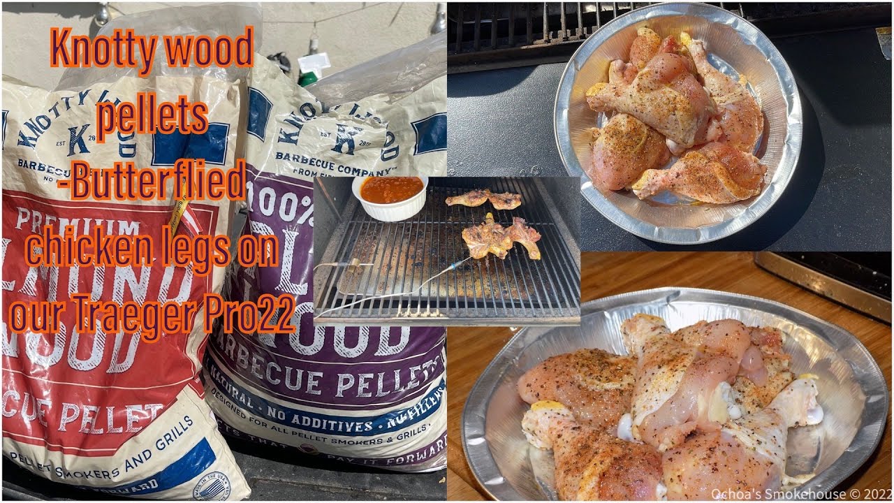 BUTTERFLIED drumsticks | TRAEGER PELLET SMOKER |