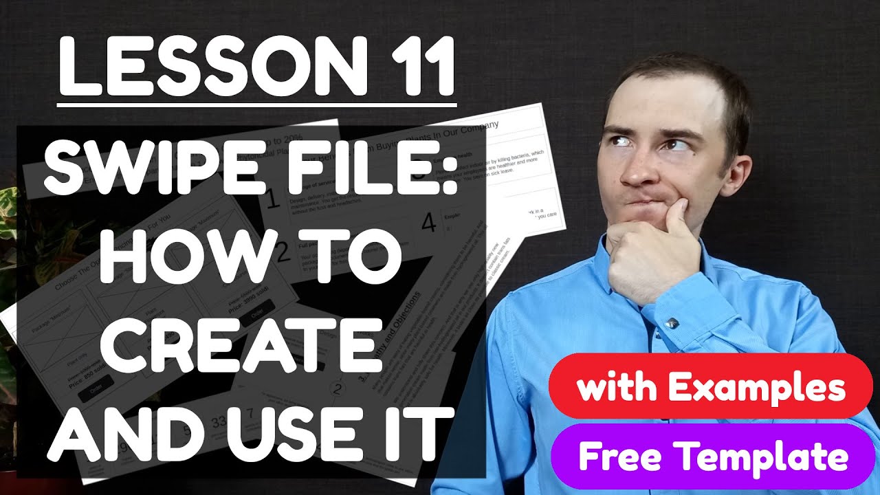 Lesson 11. Swipe File: What It Is, How To Create And Use It | Copywriting from Zero in 30 Days
