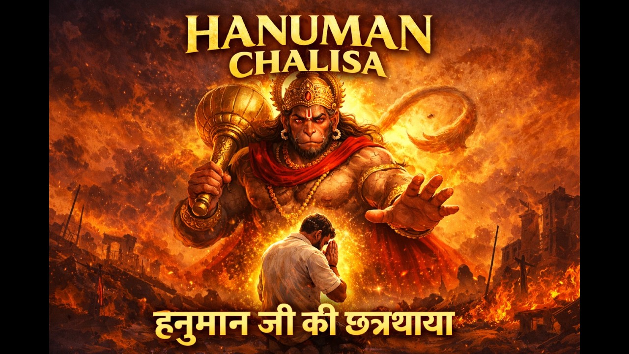 Hanuman Chalisa for Peace of Life | Deep Sleep & Positive Energy | Powerful Daily Prayer