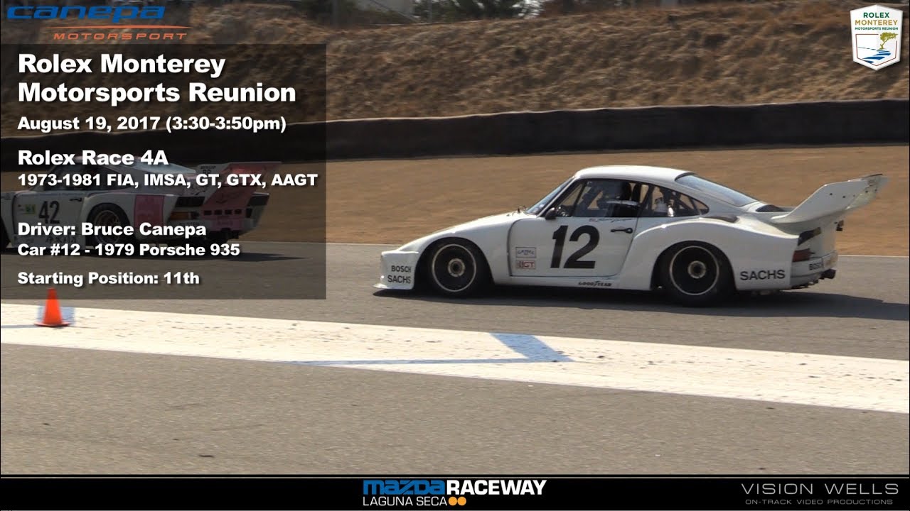 2017 Reunion - Rolex Race 4A - Bruce Canepa (1979 Porsche 935, #12) v.2