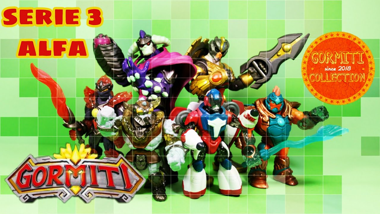 GORMITI HERALDS OF GORM SERIE 3 ALFA ACTION FIGURES DA 8 12 CM GIOCHI PREZIOSI 2020 2021 COLLECTION