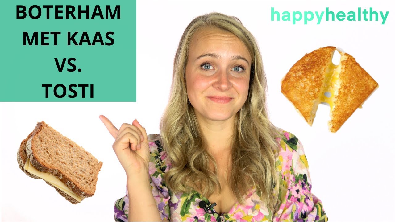 VOEDINGSVRAAG: Wat is GEZONDER - Boterham met kaas OF tosti?!