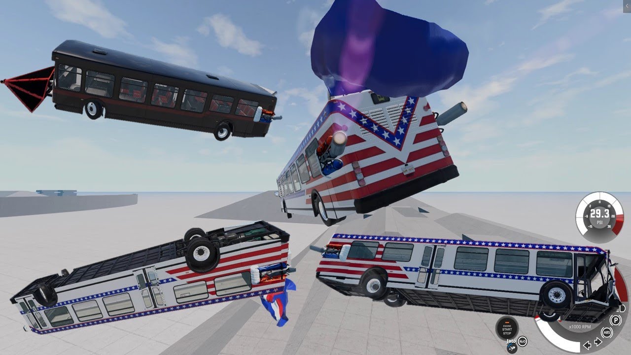 Wentward Dt40l-Hero Bus | Bus Racing | Bus Stunts | BeamNG Drive | Gameplay #56 | By Huzaifa Gaming