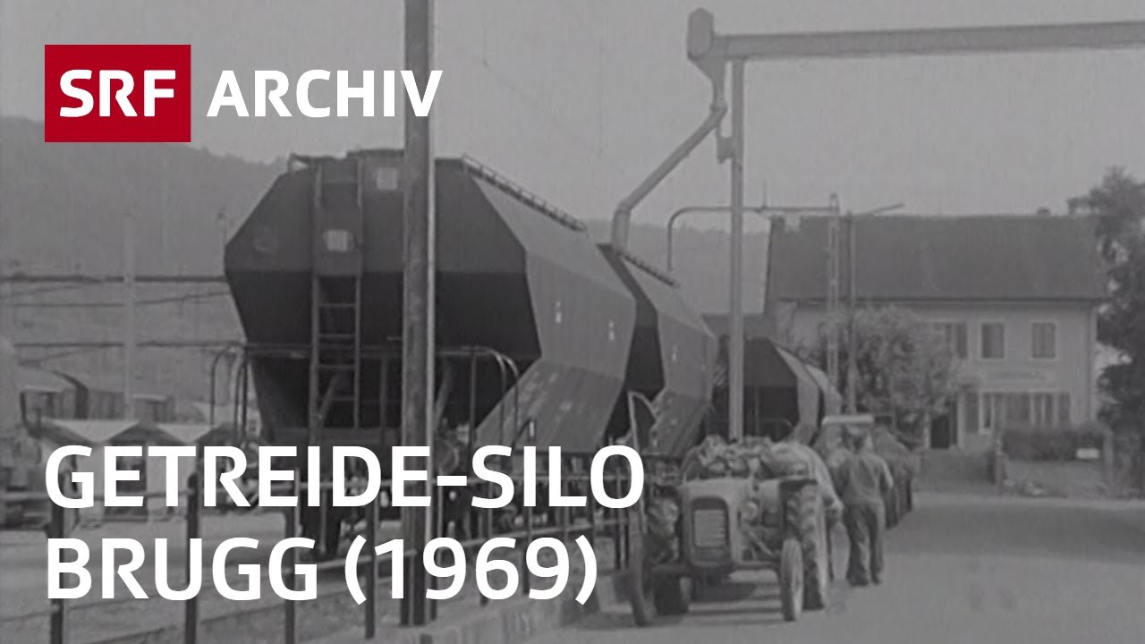 Neues Getreide-Silo Brugg - so funktioniert's (1969) | Landwirtschaft in der Schwiez | SRF Archiv