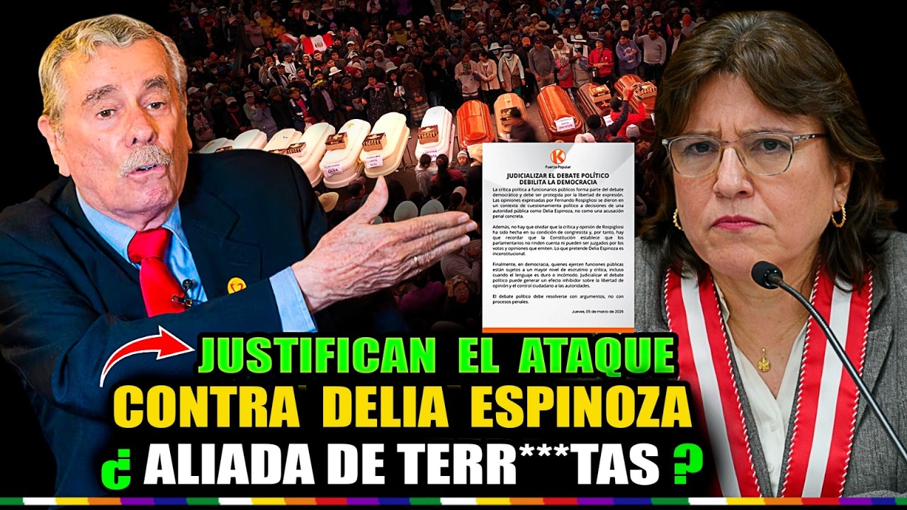 🚨DELIA ESPINOZA SE LA TIENE JURARADA: PIDE S/1 MILLÓN A ROSPIGLIOSI X LLAMAR “ALIADA DEL TERR**ISMO”