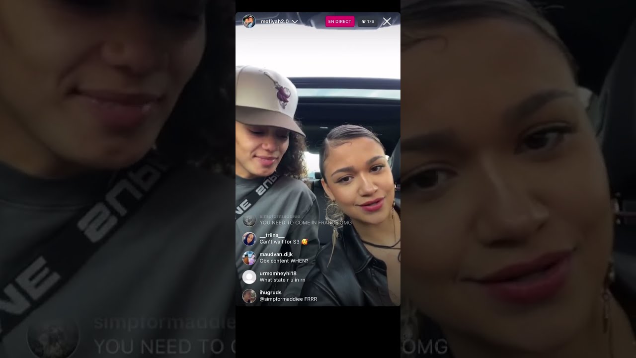 Madison Bailey / Mariah Linney insta live - 07/01/2023 #2