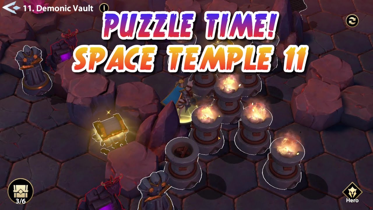 Infinite Magicraid - Solve The 3 Puzzles For Space Temple 11 Fast!