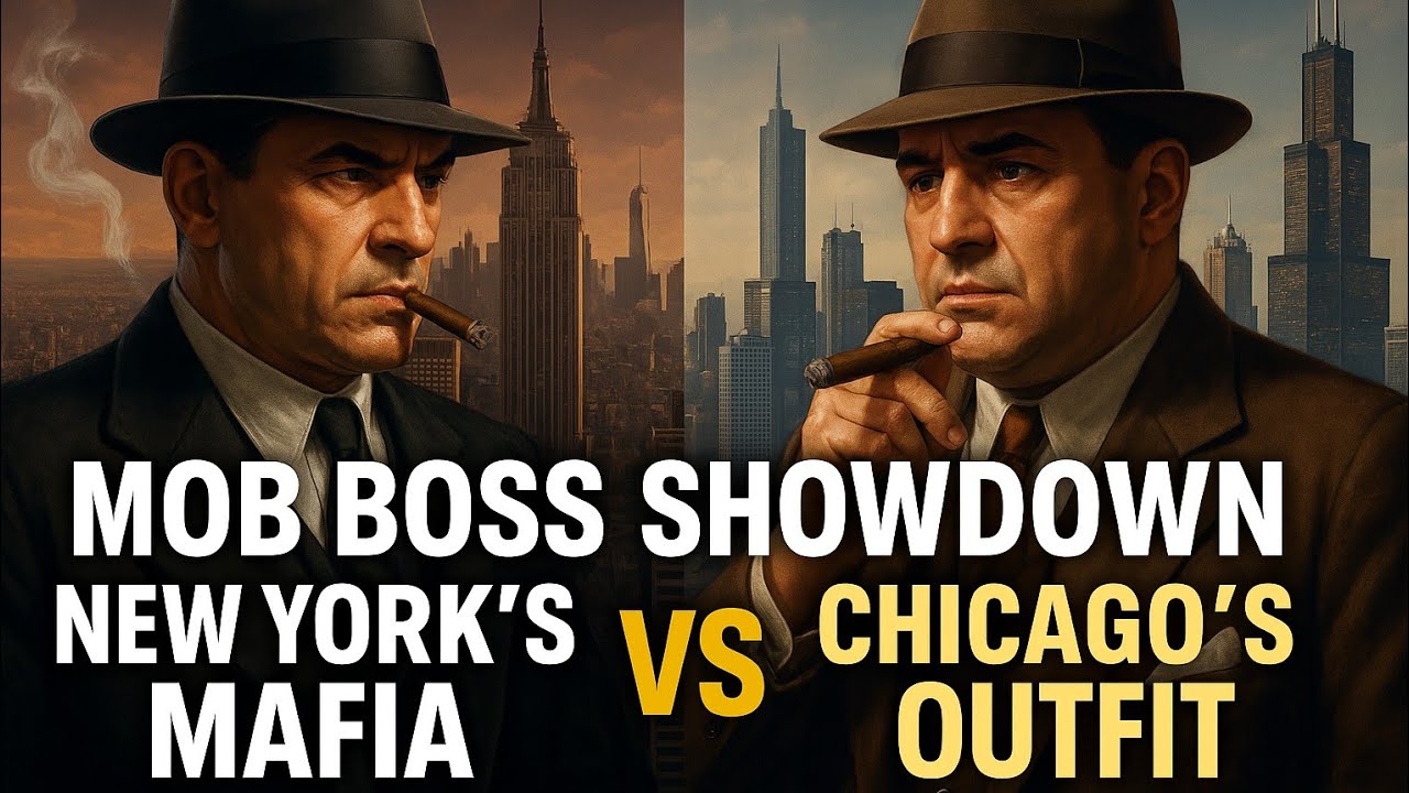 Mob Boss Showdown: New York's Mafia vs Chicago's Outfit.