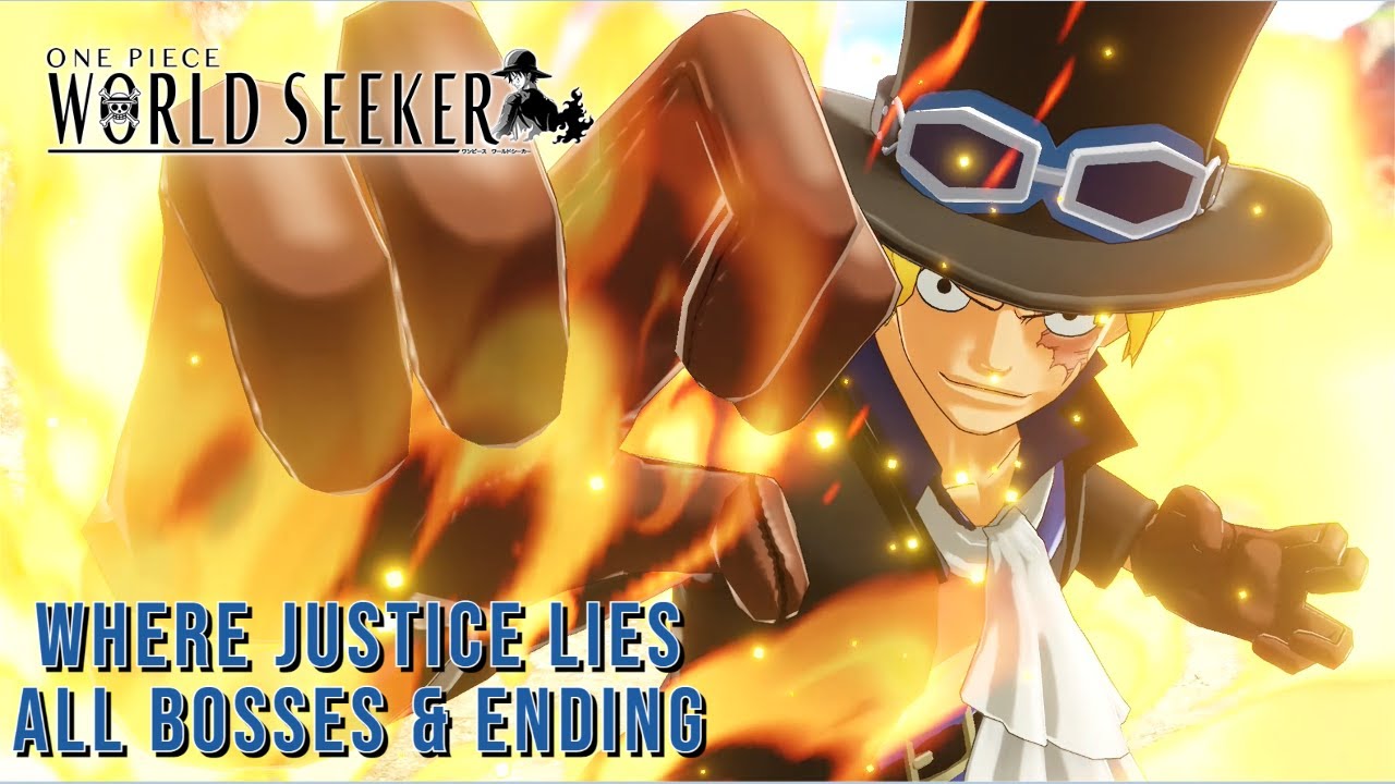 One Piece: World Seeker - Where Justice Lies DLC | All Bosses & Ending