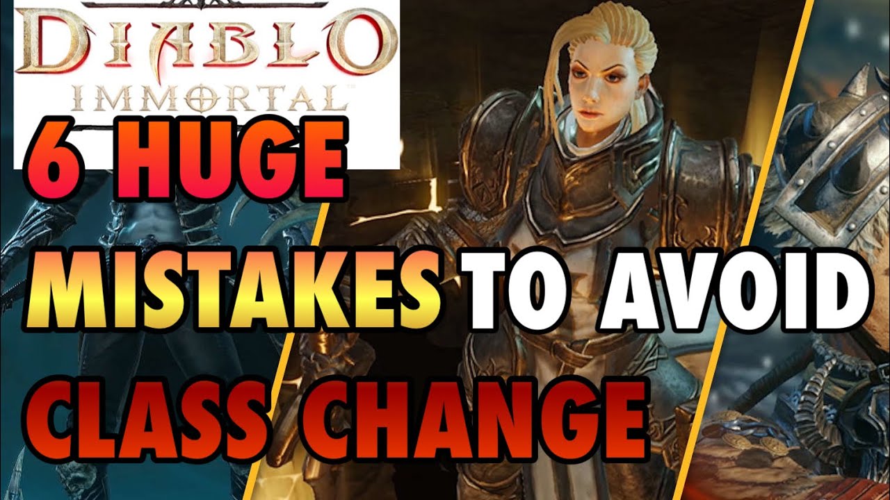 Не совершайте этих ОГРОМНЫХ ошибок при смене класса в Diablo Immortal