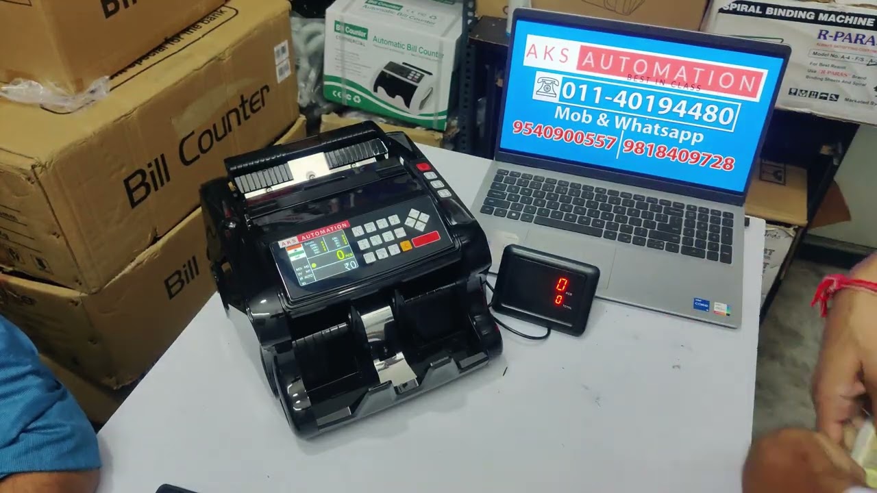 Low Cost Mix Note Counting Machine with Fake Note Detector In Dwarka