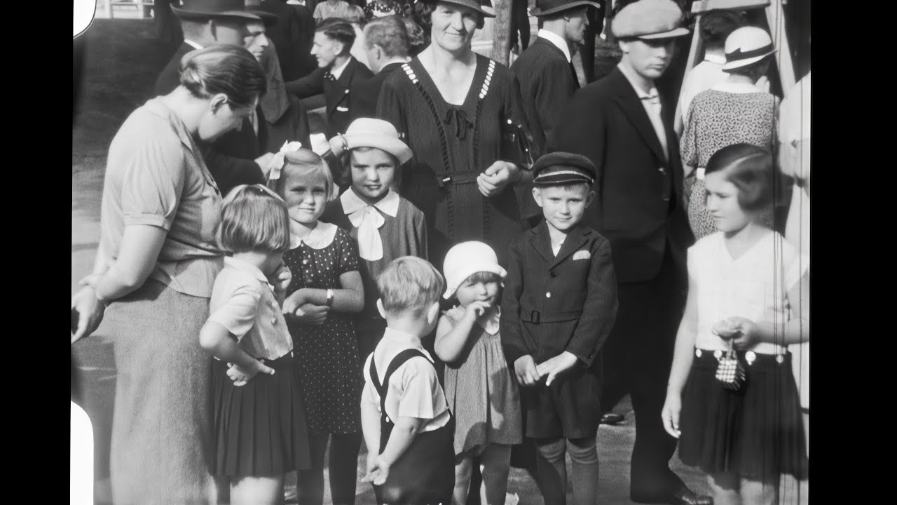 What a Czech Fair Looked Like in 1936 | Restored Film from Old Czechoslovakia
