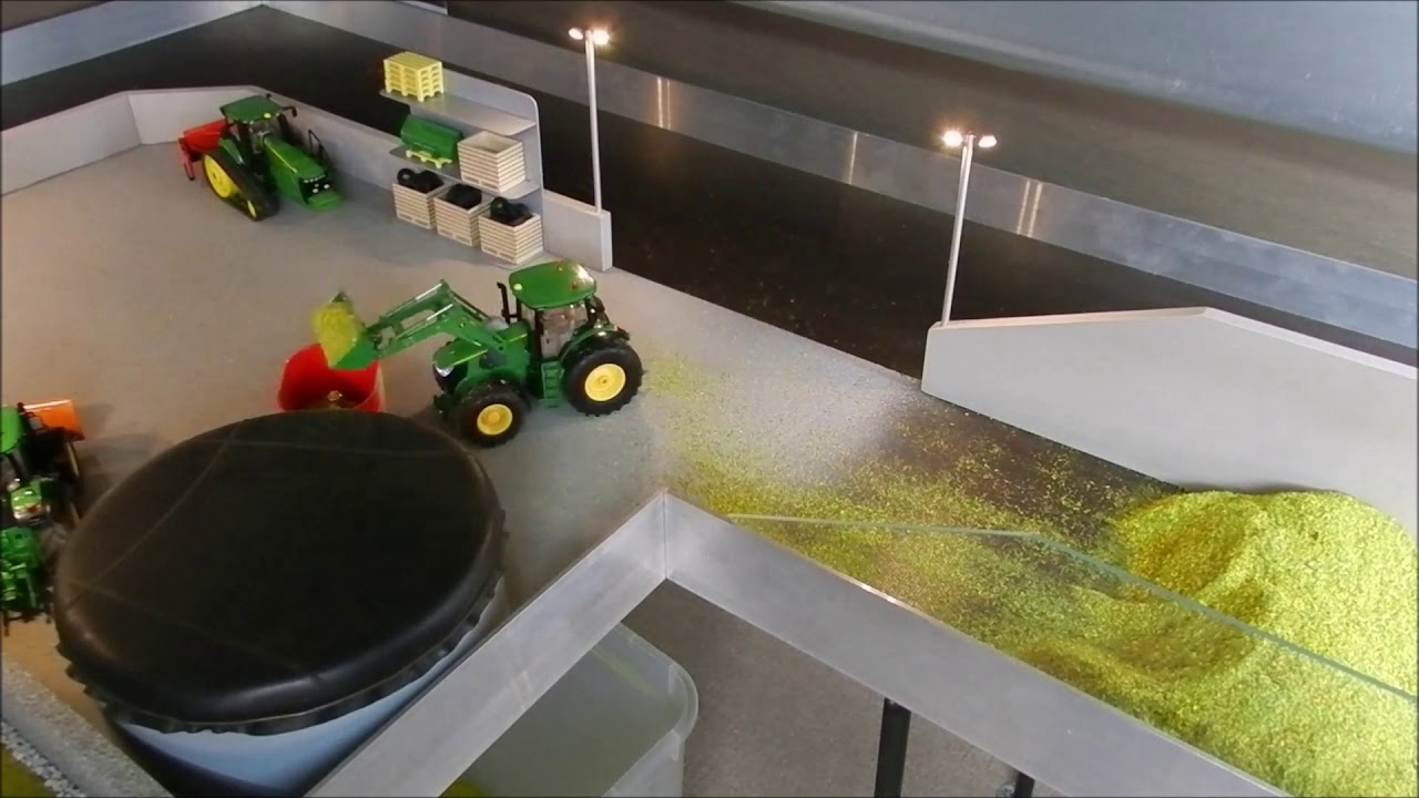 Biogasanlage für Siku Control RC 1:32 Diorama 2020 - BGA Bauabschnitt 1