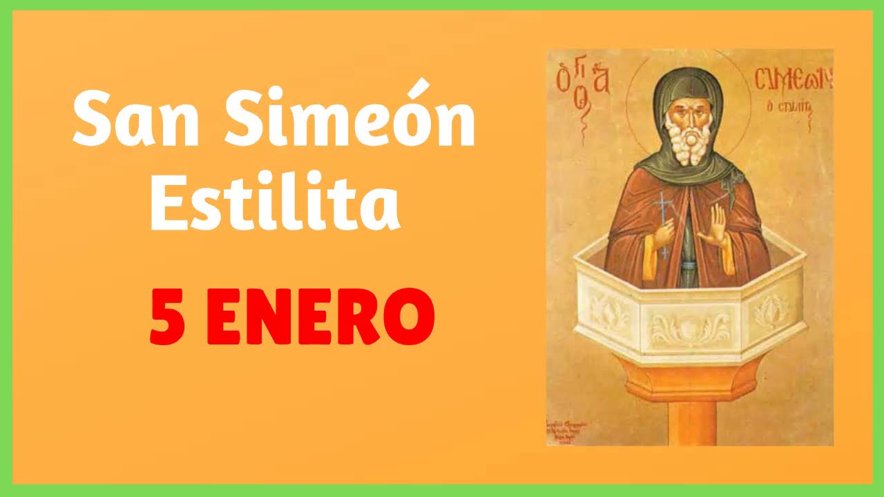 San SIMEÓN ESTILITA Historia y Biografía (Completa) ✔